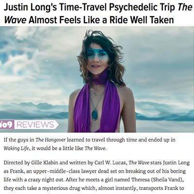 Justin Long's Time-Travel Psychedelic Trip The Wave Almost Feels Like a Ride Well Taken